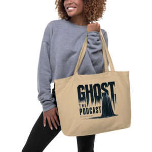 'Ghost - The Podcast' Large organic tote bag
