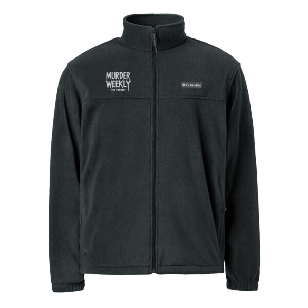 'Murder Weekly' Unisex Columbia fleece jacket