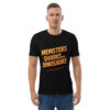 'Monsters, Sharks, and Dinosaurs' Unisex organic cotton t-shirt - Image 2