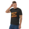 'Monsters, Sharks, and Dinosaurs' Unisex organic cotton t-shirt - Image 20