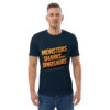 'Monsters, Sharks, and Dinosaurs' Unisex organic cotton t-shirt - Image 9