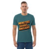 'Monsters, Sharks, and Dinosaurs' Unisex organic cotton t-shirt - Image 44
