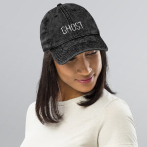 'Ghost' Vintage Cotton Twill Cap