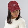 'Ghost' Vintage Cotton Twill Cap - Image 7
