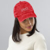 'Ghost' Vintage Cotton Twill Cap - Image 10