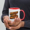 'Monsters, Sharks, and Dinosaurs' Mug with Color Inside - Image 7