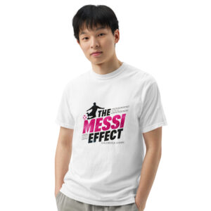 'The Messi Effect' Unisex garment-dyed heavyweight t-shirt