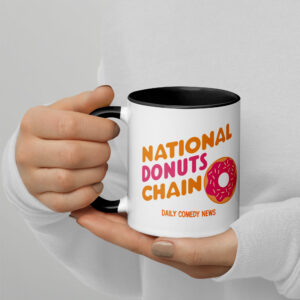 'National Donuts Chain' Mug with Color Inside