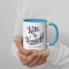 'Kate is Wonderful' Mug with Color Inside - Image 18