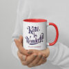 'Kate is Wonderful' Mug with Color Inside - Image 8