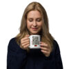 '5 Good News Stories' White glossy mug - Image 2
